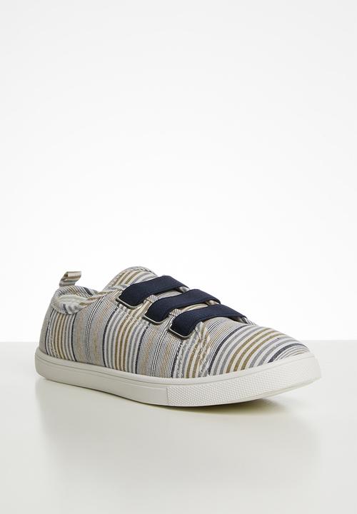 Cotton On - Olsen elastic slip on sneakers - blue