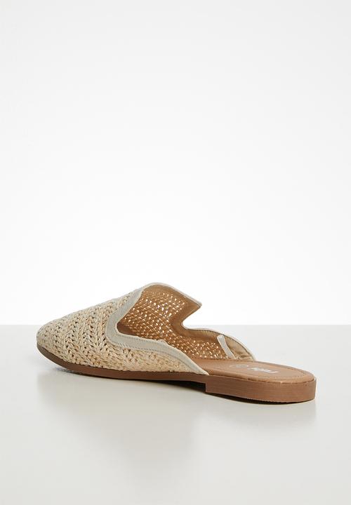 Cotton On - Shade raffia mule - beige 