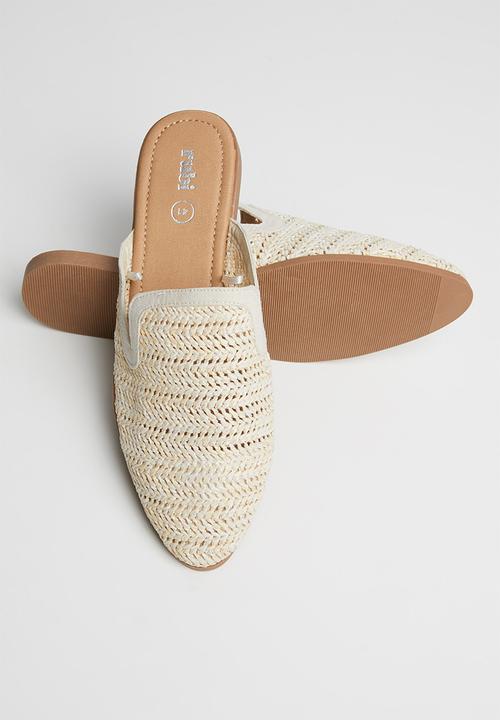 Cotton On - Shade raffia mule - beige 