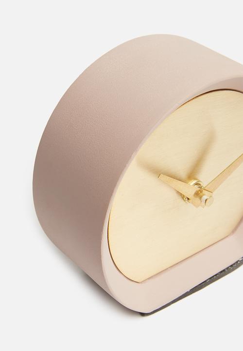 Sixth Floor - Desk clock - pink