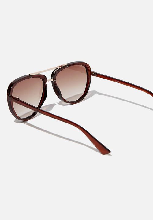 Cotton On - Pip aviator sunglasses - brown