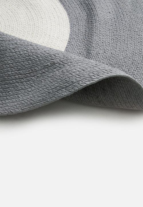 Sixth Floor - CD woven rug - grey & natural