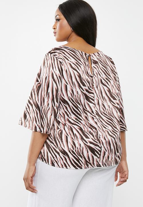 edit Plus - Boxy shell blouse - multi