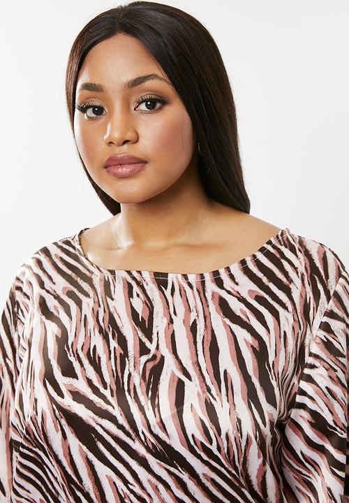 edit Plus - Boxy shell blouse - multi