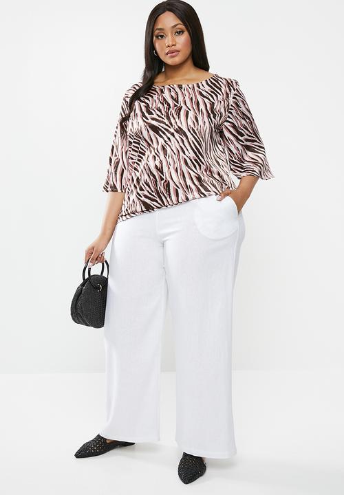 edit Plus - Boxy shell blouse - multi