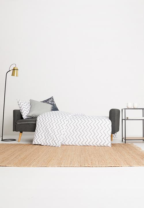Sixth Floor - Finn sleeper couch - dark grey