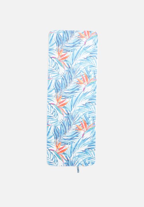 Bobums - Printed yoga towel - strelitzia