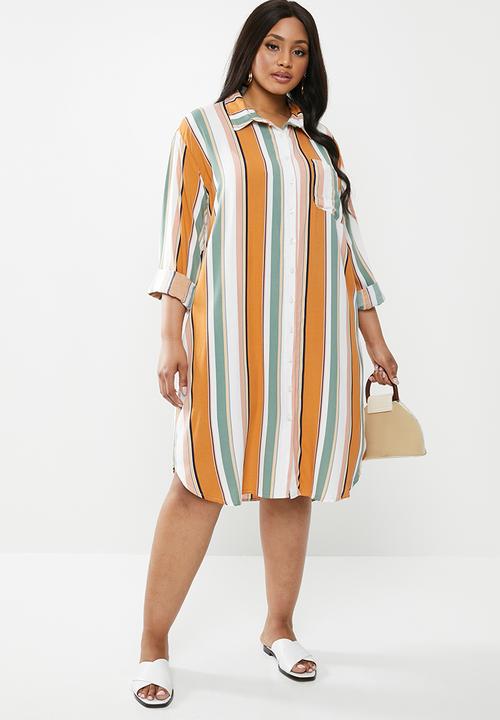 Superbalist - Soft shirt dress - multi
