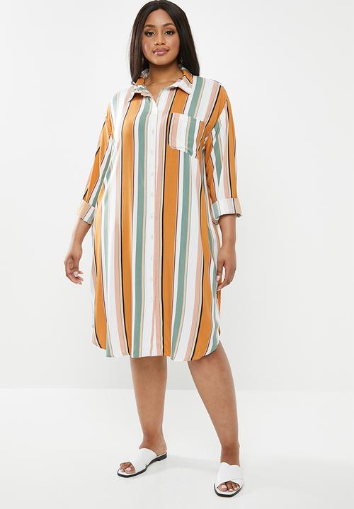 Superbalist - Soft shirt dress - multi