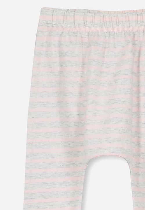 Cotton On - The legging - grey & pink 