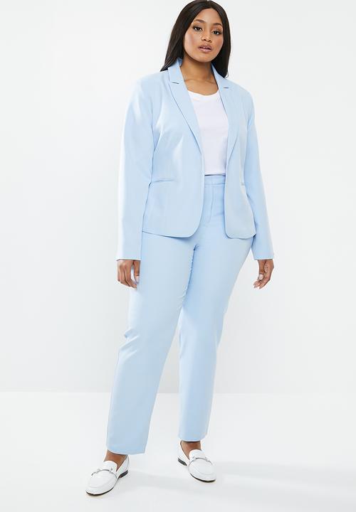 POLO - Plus size tessa basic suit trouser - blue