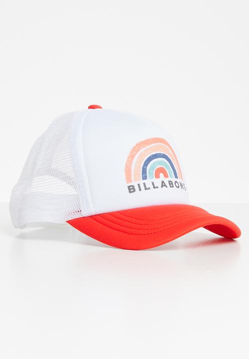 Billabong  - Rainbow trucker - white & orange