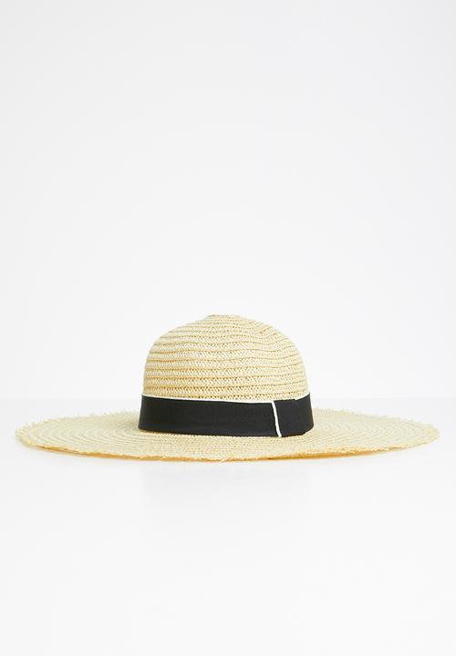 Superbalist - Floppy fringe sun hat - neutral