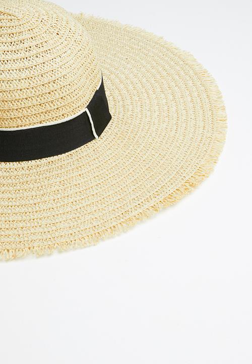 Superbalist - Floppy fringe sun hat - neutral