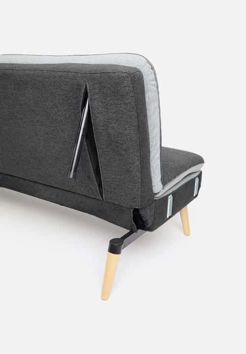 Sixth Floor - Finn sleeper couch - dark grey