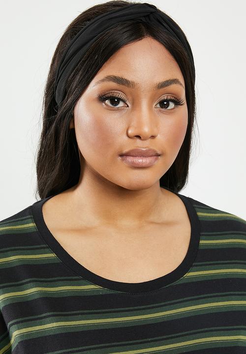 Cotton On - Curve mid sleeve oversized crop - green