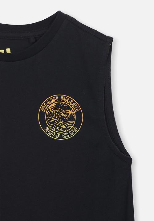 Cotton On - Otis muscle tank - black