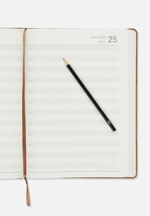 Typo - 2020 A4 daily buffalo diary - tan