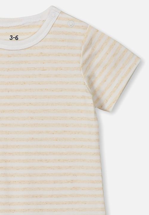 Cotton On - The short sleeve - neutral & white