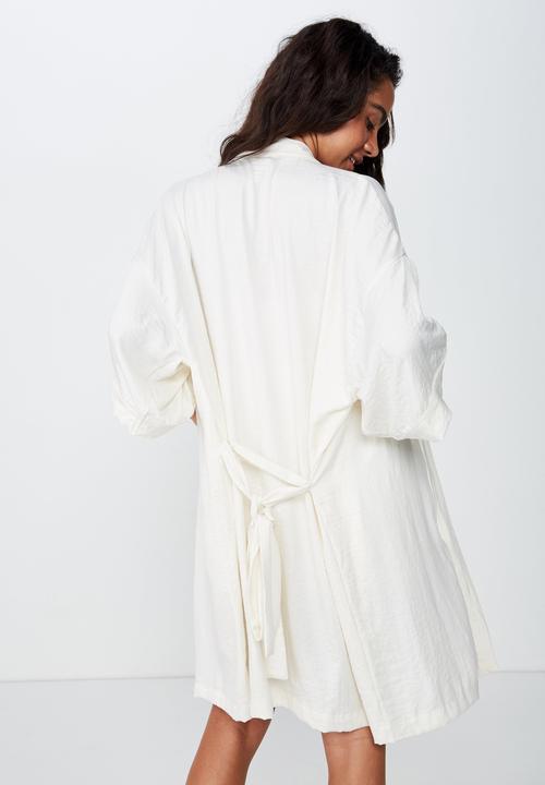 Cotton On - Textured kimono  - white