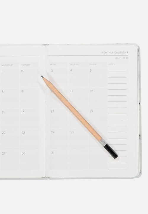 Typo - 2020 A5 weekly buffalo diary - white