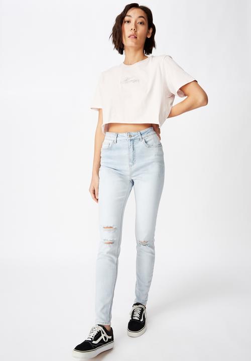 Factorie - The skinny high rise jean - blue