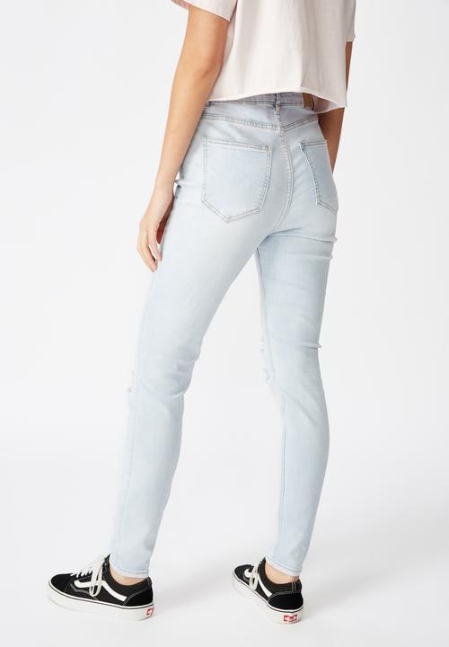 Factorie - The skinny high rise jean - blue