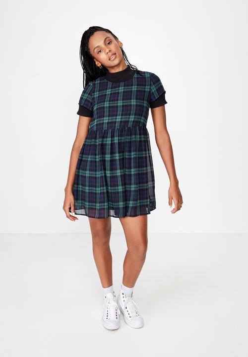 Factorie - Babydoll dress - navy & blue 