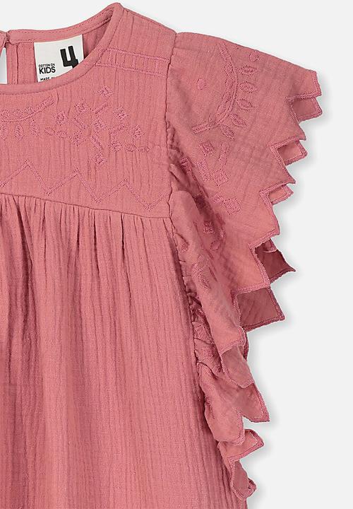 Cotton On - Maggie short sleeve dress - pink