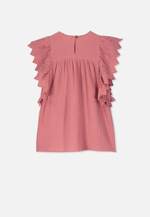 Cotton On - Maggie short sleeve dress - pink