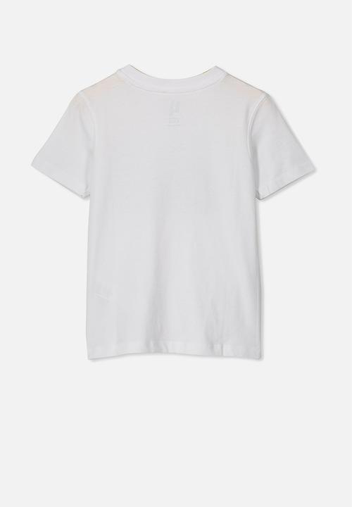 Cotton On - Max skater short sleeve tee - white 