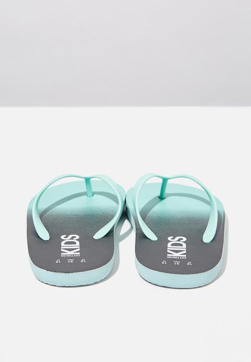 Cotton On - Printed flip flop - blue 