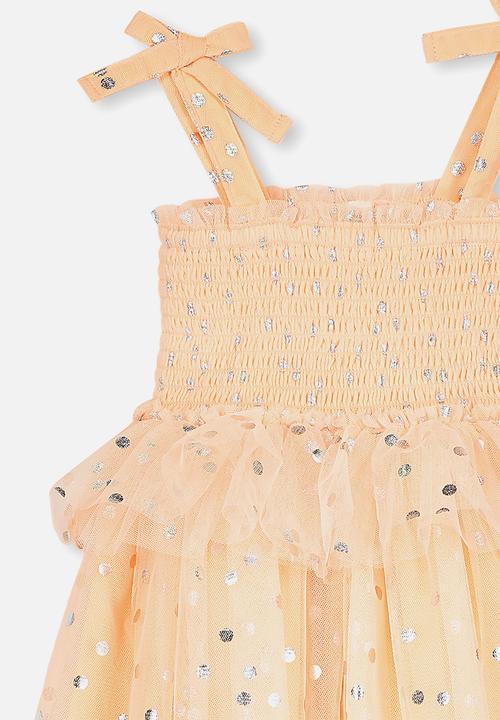 Cotton On - Iris tulle dress - orange