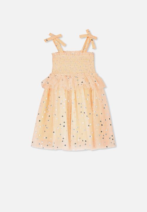 Cotton On - Iris tulle dress - orange