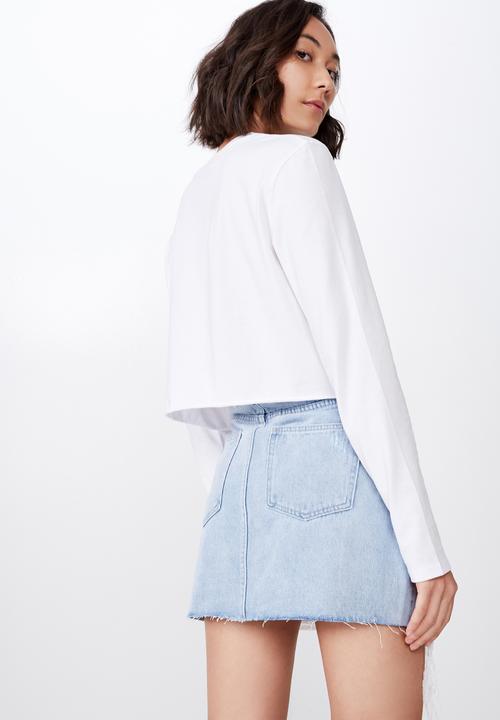 Factorie - Classic denim skirt - blue