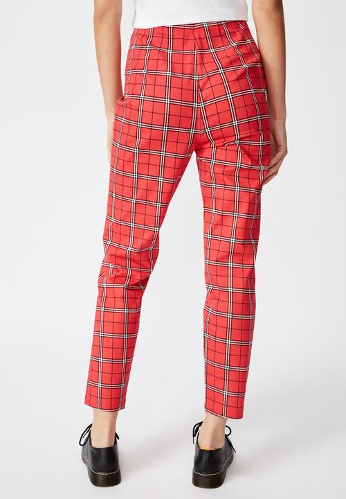 Factorie - Stretch skinny pant  - red