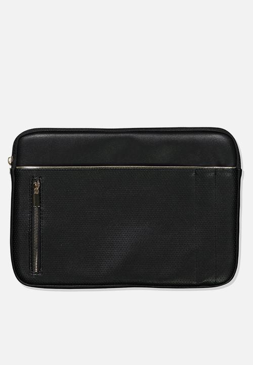 Typo - Take charge 13 inch laptop cover - black & gold