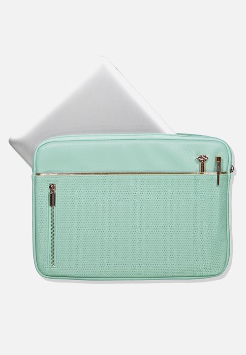 Typo - Take charge 13 inch laptop cover - turquoise