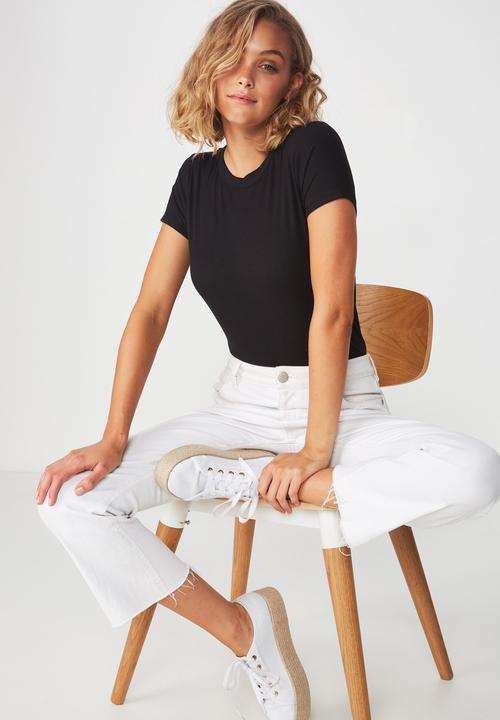 Cotton On - The girlfriend tee  - black