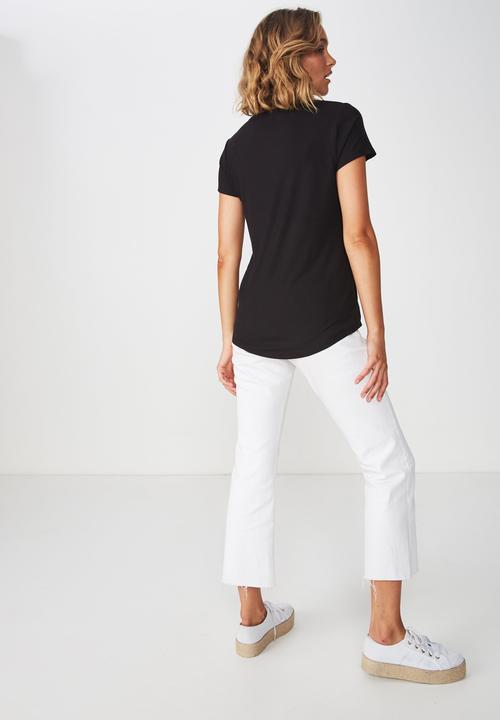 Cotton On - The girlfriend tee  - black