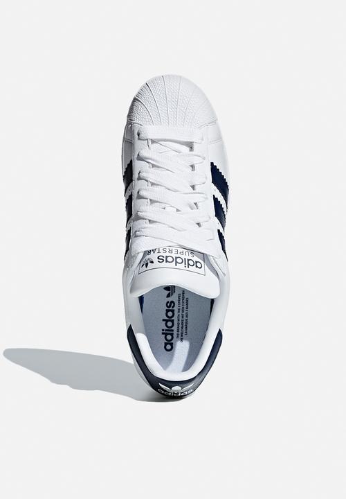 adidas Originals - Superstar - cloud white / collegiate navy