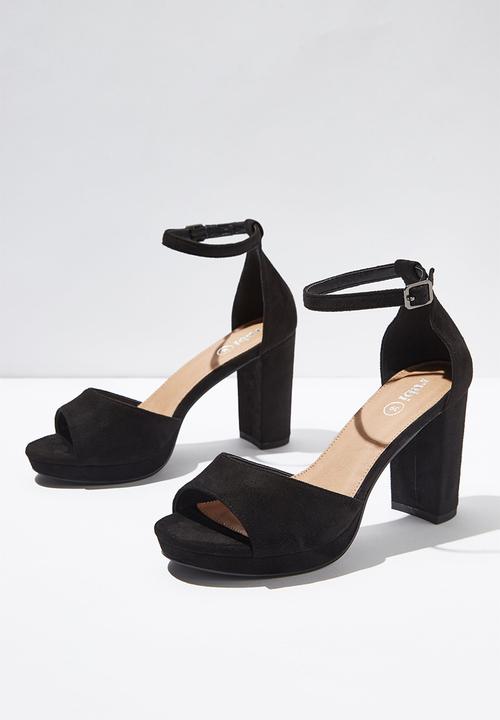 Cotton On - Garnet platform heel - black