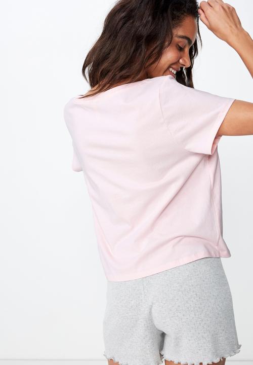 Cotton On - Jersey bed tee - pink