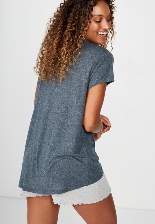 Cotton On - Dreamy sleep tee - blue