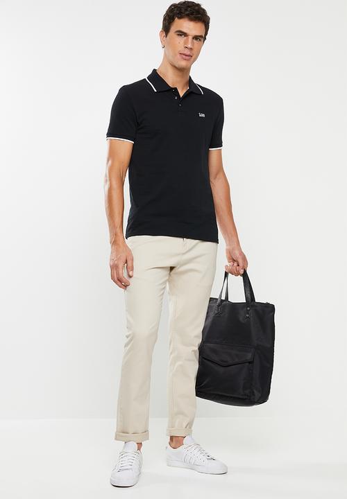 Lee  - Icon polo - black & white
