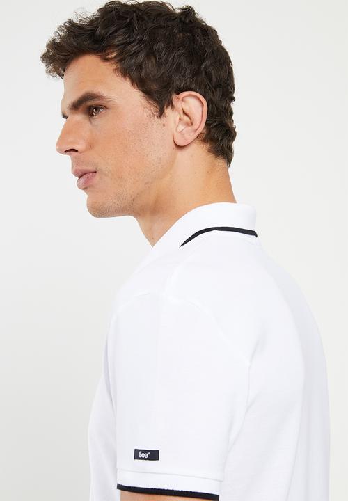 Lee  - Icon polo - white & black