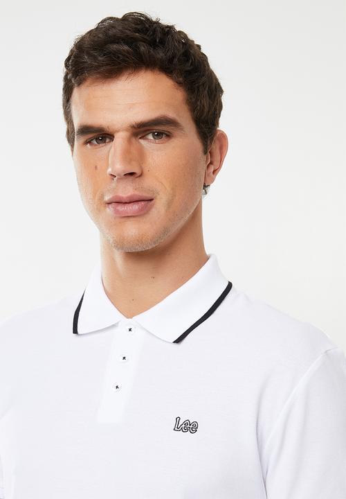 Lee  - Icon polo - white & black