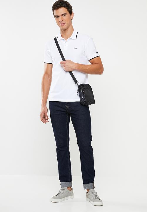 Lee  - Icon polo - white & black