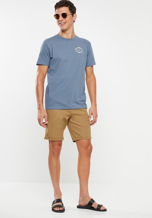 RVCA - Astro hex short sleeve tee - blue
