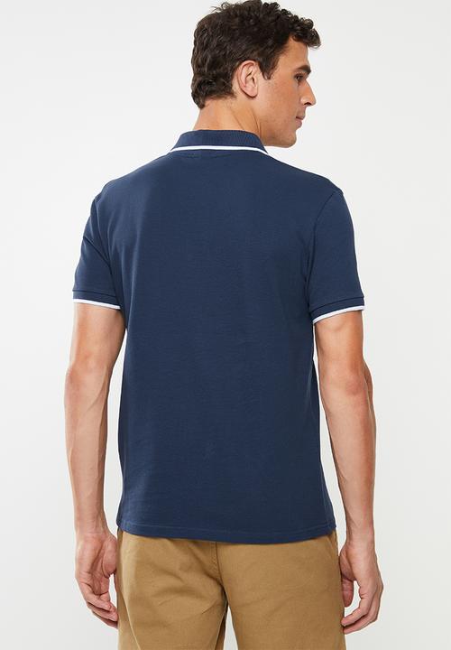 Lee  - Icon polo - navy & white